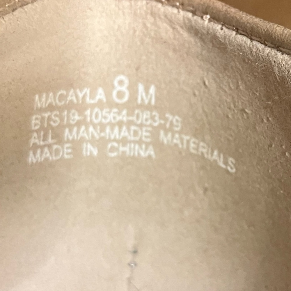 EUC Bear Traps Macayla Flats Peep Toe Slip-on Sz 8 - Picture 6 of 6